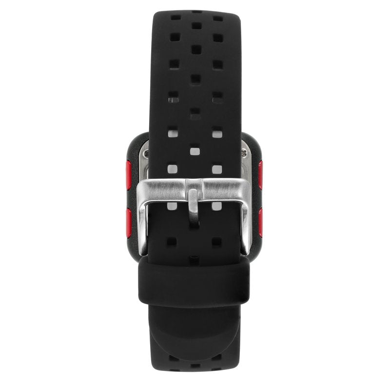Unisex Sport Wristwatch with Square Dial, Water Resistance & Extra Strap