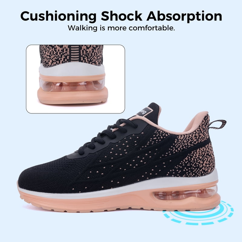Women’s Breathable Running Shoes Lightweight Sneakers for Gym Travel & Casual Wear