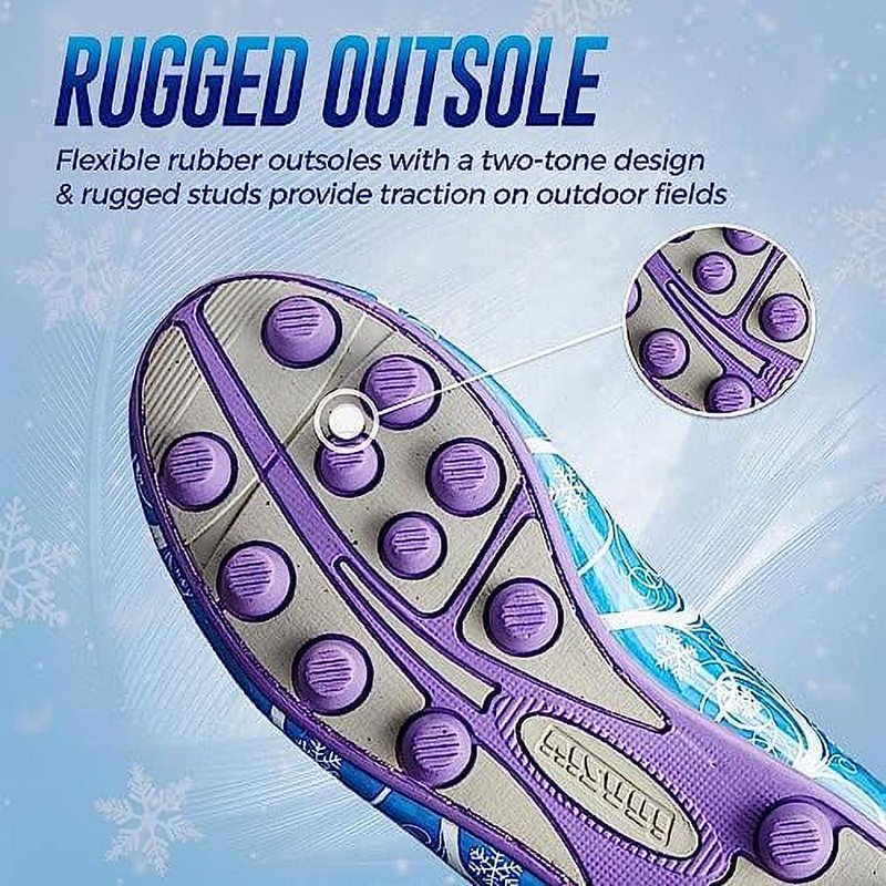 Vizari Frost Firm Ground Kids Soccer Cleats - 1.5 Blue/Purple