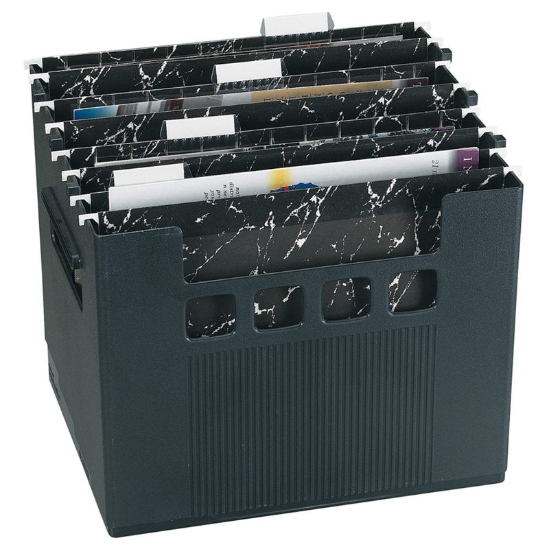 Pendaflex Super Decoflex File Folders Set, 4 Black Hanging Folders