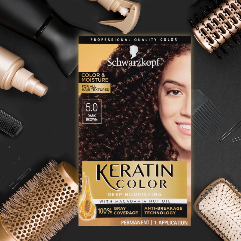 Permanent Hair Color Cream with Moisture & Keratin – Multiple Shades