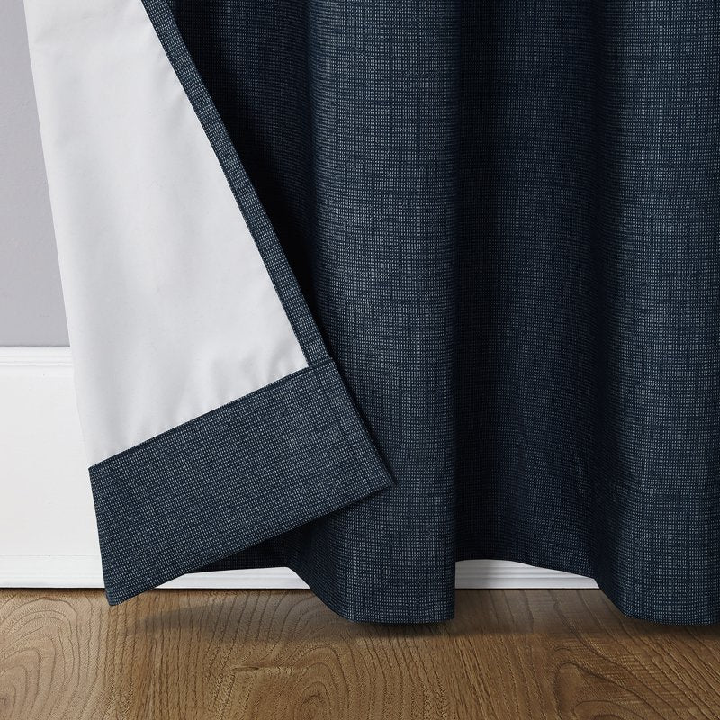 Blackout Thermal Insulated Grommet Curtain Panel - Noise & Light Blocking, Energy Efficient, Custom Sizes