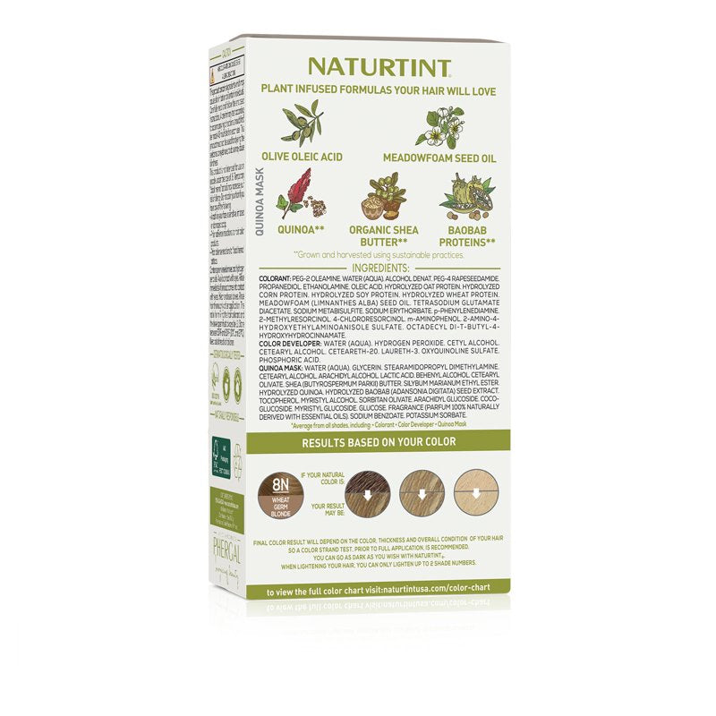 Naturtint Permanent Hair Color Kit - Multiple Shades Natural & Vegan-Friendly