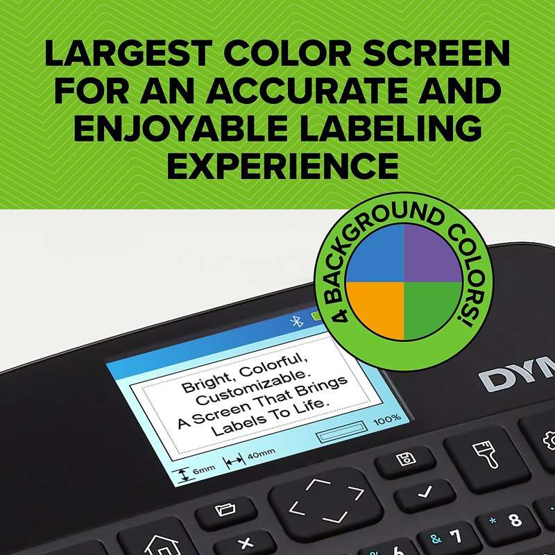 Portable Label Maker with Bluetooth & USB-C - Compact Office Label Printer
