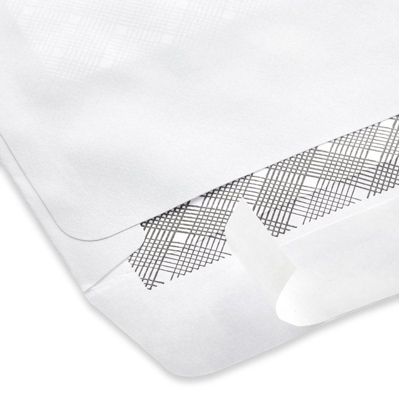 Pen+Gear #10 Single Window Peel & Stick Envelopes 250 Pack White Security Tinted