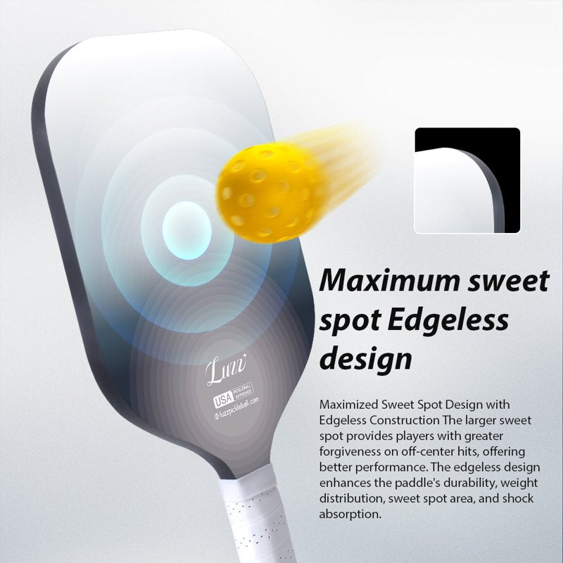 Luzz Pickleball Paddle - Carbon Fiber T700 Frameless 14mm Core Fog (Variation of THIS listing)
