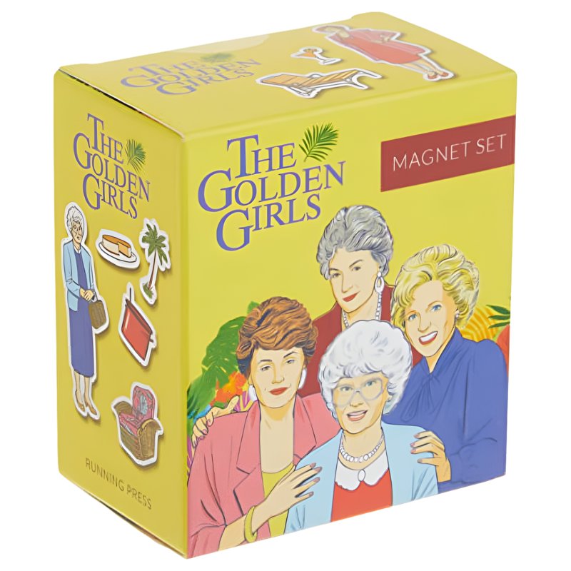 Golden Girls Magnet Set with Character Scenes and Accessories