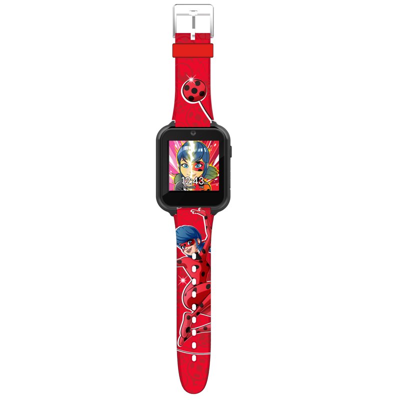 Kids Interactive Smartwatch with Camera and Games - Red & Black, Silicone Strap