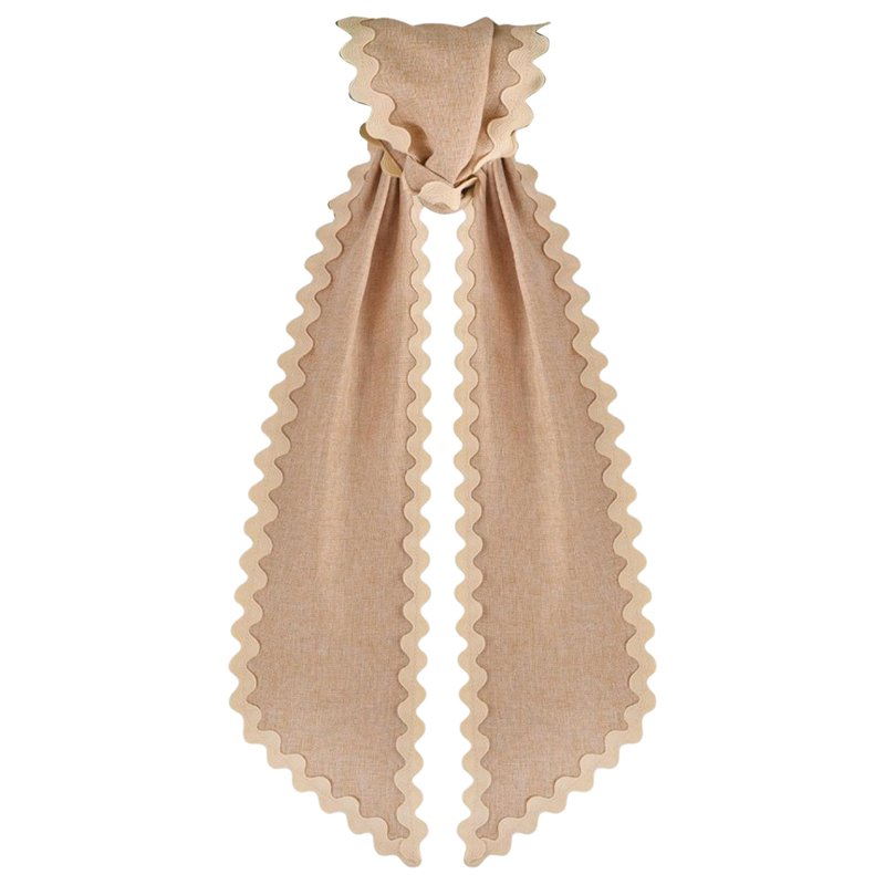 Elegant Wreath Sash Ribbon for Front Door Decor - Satin & Lace Trim