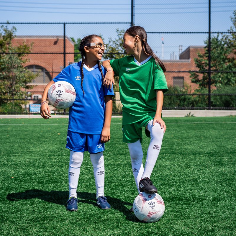 Umbro Americana Soccer Ball Size 5 - 32-Panel, All-Weather, Red White & Blue - Variation 5