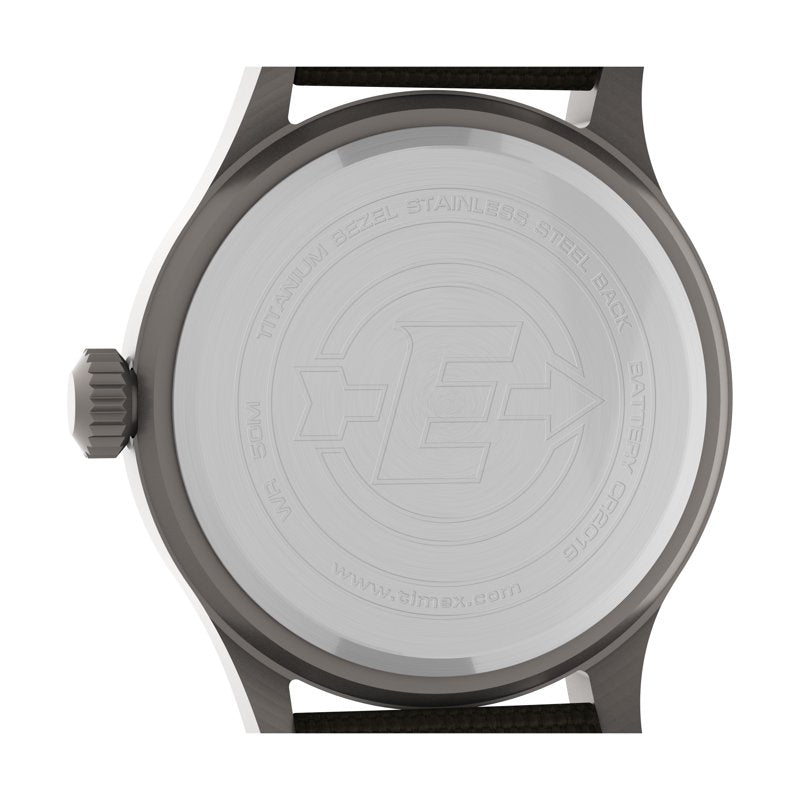 Timex Expedition Scout Men's 40mm Watch with Green Fabric Strap, Black Dial & Water Resistance