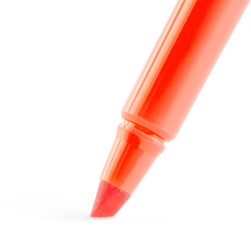 Orange Highlighters Set with Chisel Tip - 12 Pack Bulk Office Supplies