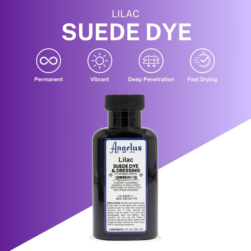 Suede Dye 3 oz. Leather & Nubuck Color Restorer for Shoes & Accessories