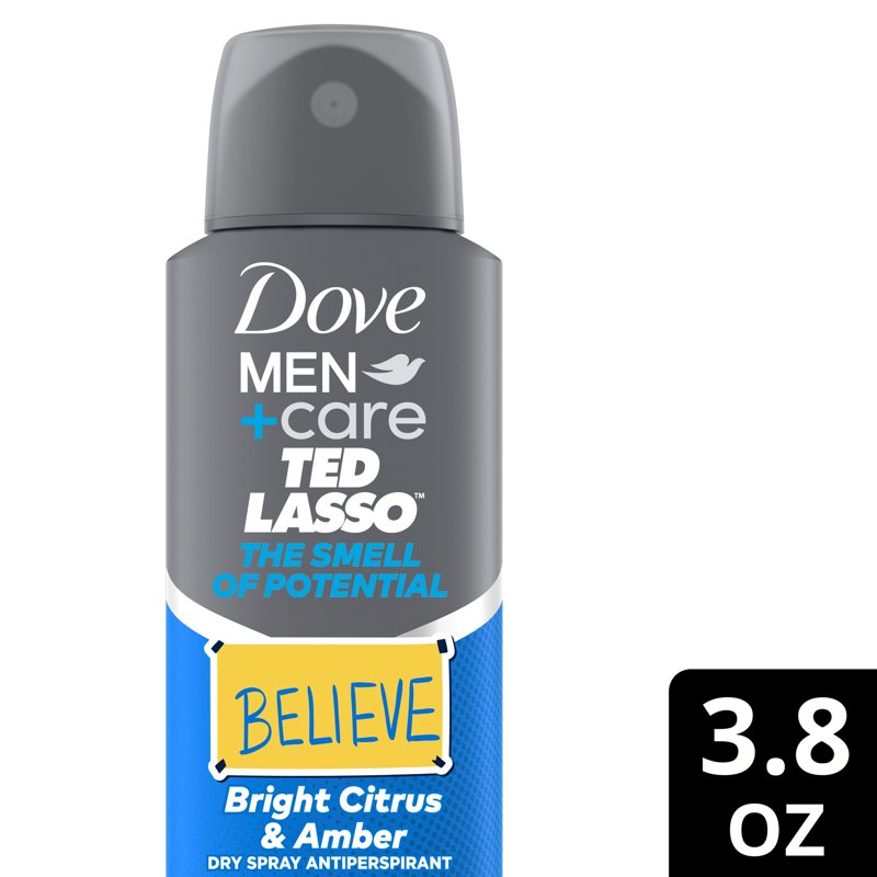Dove Men+Care Ted Lasso Limited Edition 72H Deodorant Spray - Neutralizes Odor & Sweat