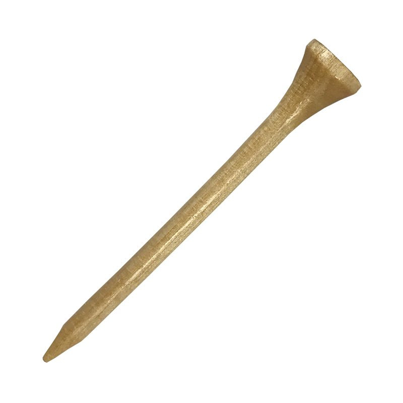Natural Hardwood Golf Tees Pack - 3 1/4 Inch, 90 Count, Durable & Safe