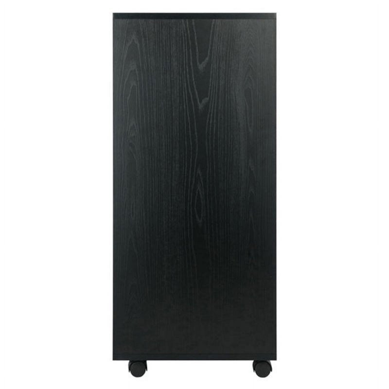 Multi-Drawer Storage Cabinet for Closet or Office - Black Finish