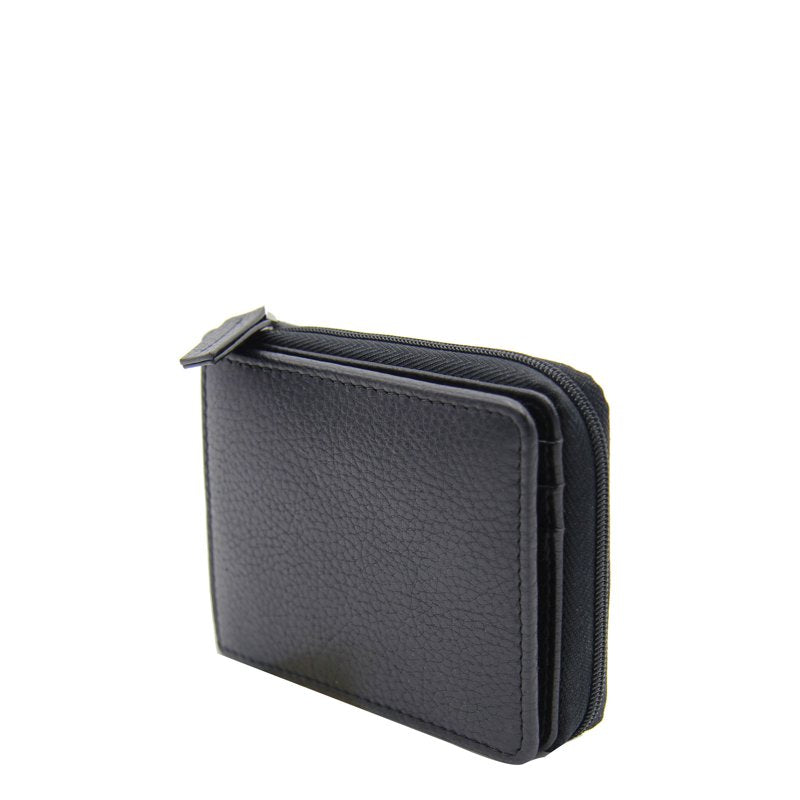 Men's RFID Bifold Wallet with Extra Pocket - Leather Card Holder