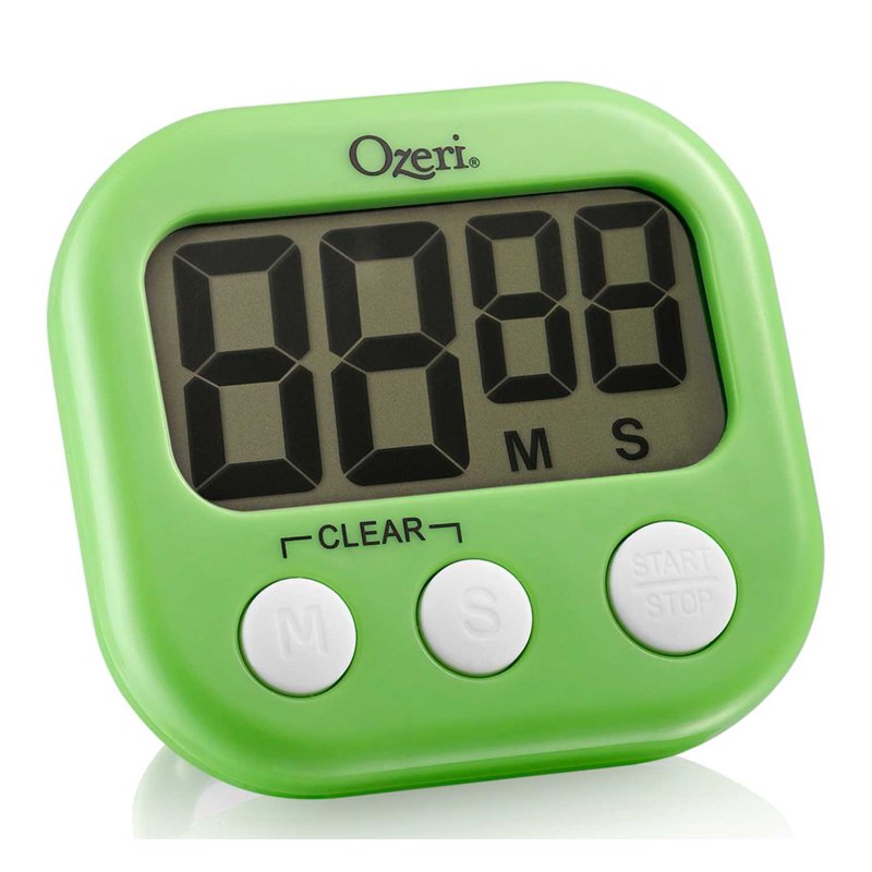 Kitchen & Event Timer with Large LCD Screen and Magnetic Back - 99 Min Countdown & Stopwatch