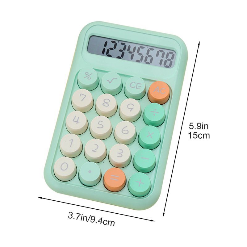 Mini Digital Calculators with Large LCD & Big Buttons - 4 Function Basic Office & School Use