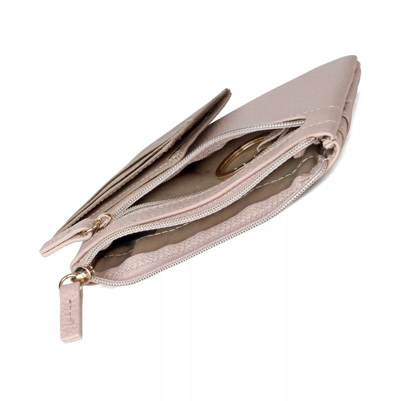 Leather ID Coin Card Case for Women - Multiple Colors