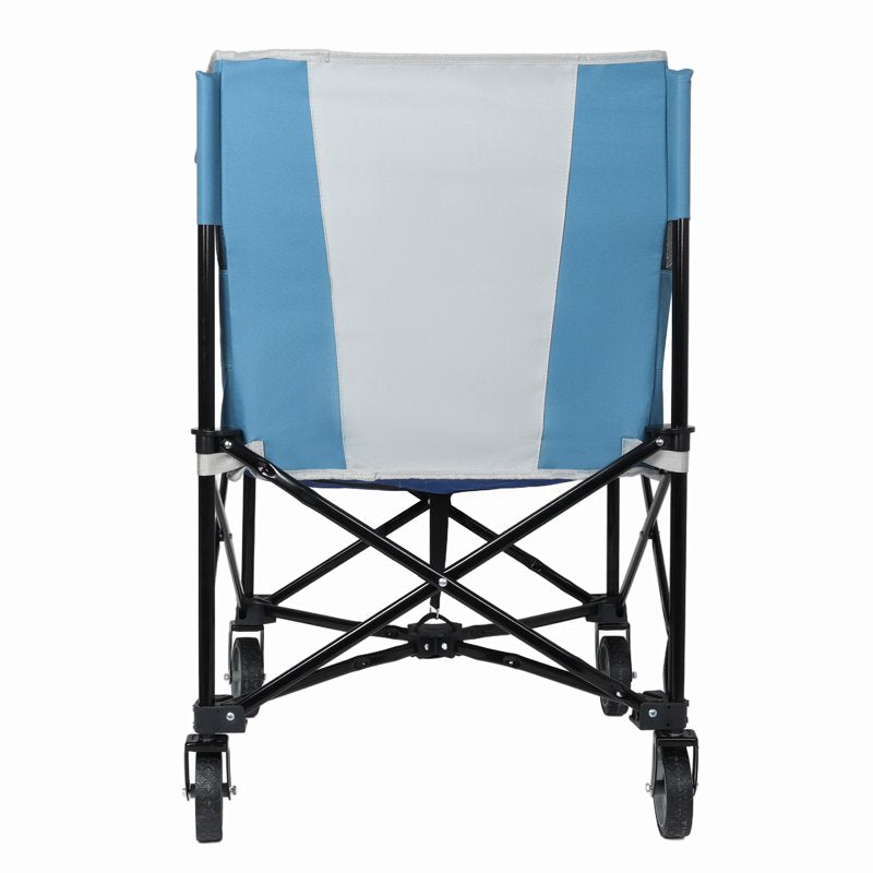 Sports Equipment Organizer Cart with Wheels, Collapsible Ball Storage Trolley