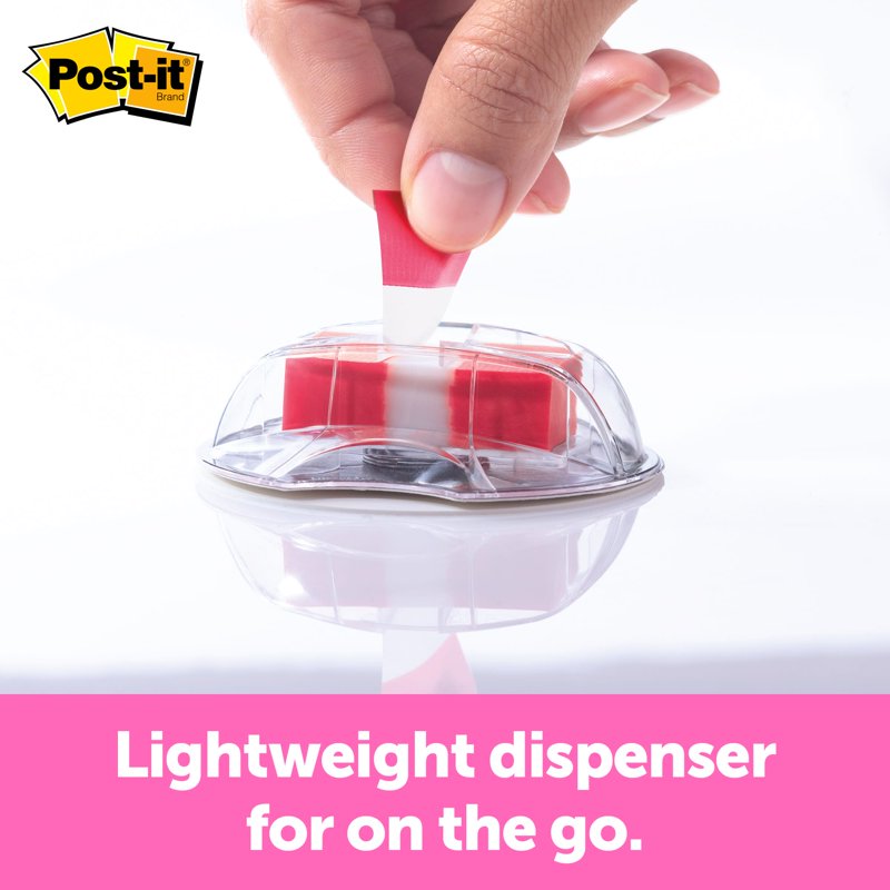 Post-it Flags in Bright Colors - 1 Inch Wide, 200/Dispenser for Office & School Organization