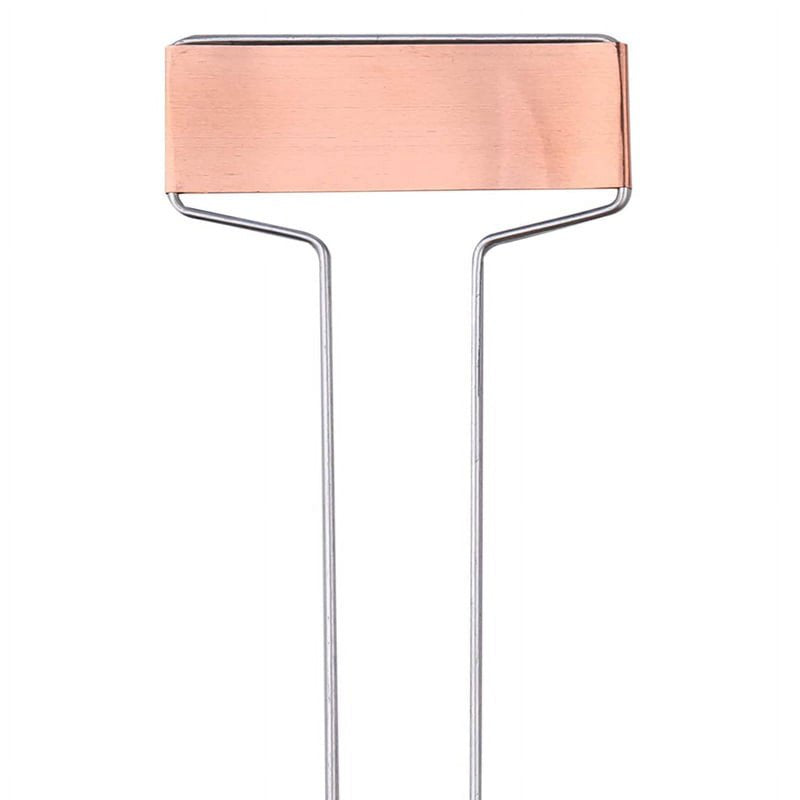 30 Pack 10 Inch Copper Plant Labels Garden Stakes Reusable Markers