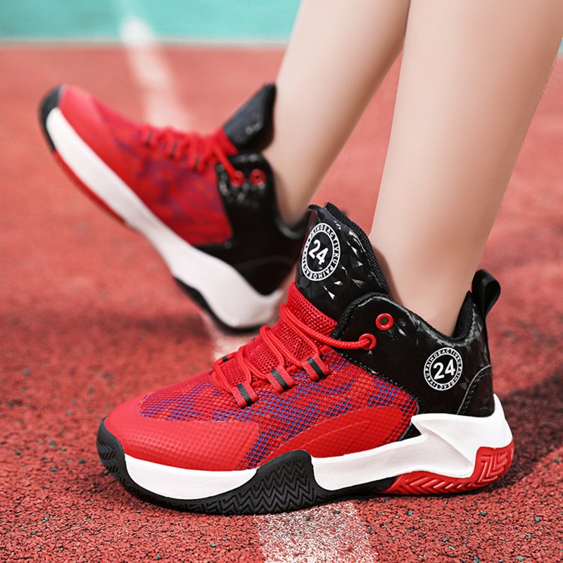 Kids Basketball Shoes High Top Sneakers for Boys & Girls Outdoor Sports