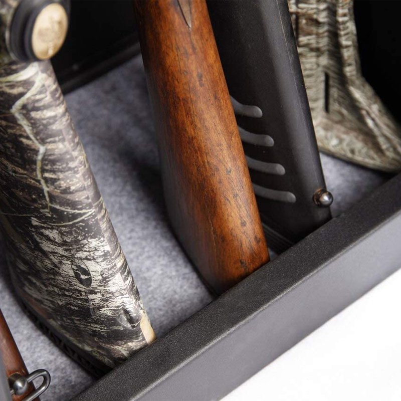 5 Gun Safe Cabinet Black - Secure Storage for Rifles and Pistols