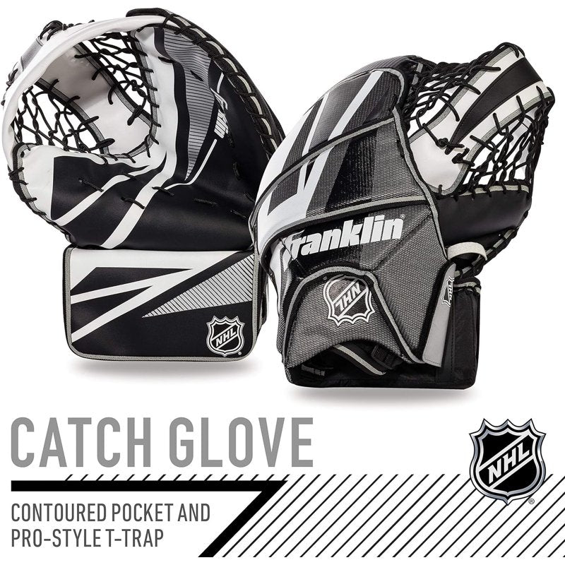 Street Hockey Goalie Equipment Set with Pads, Glove & Blocker