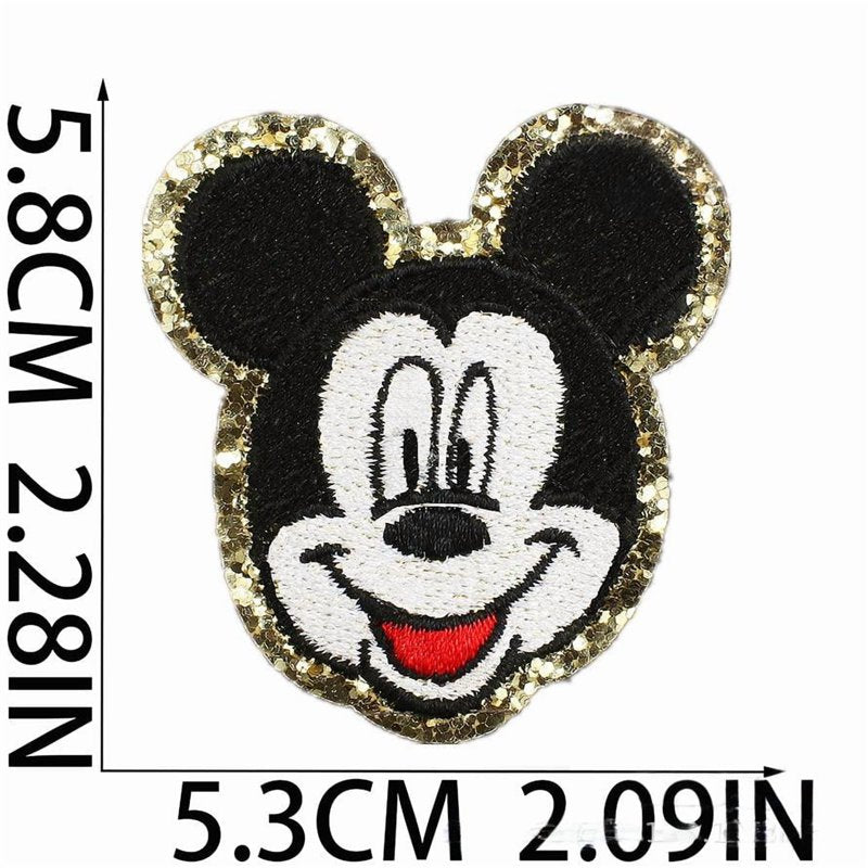 14 Pcs Embroidered Iron-On Patches for Clothing, Hats, Backpacks - DIY Repair & Decoration