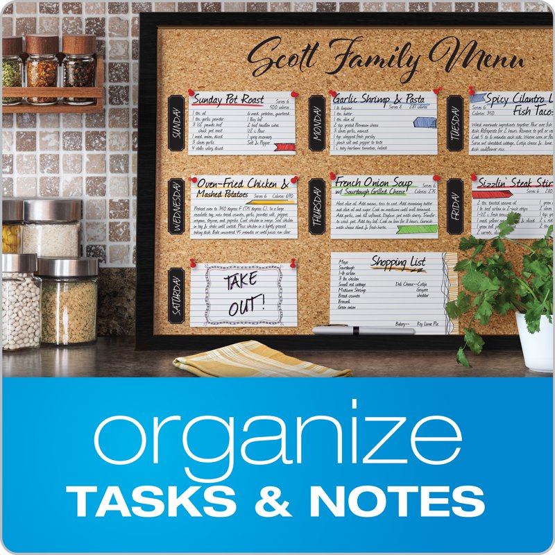 Oxford 3x5 Ruled Index Cards Pack - White, 300 Durable Study Cards