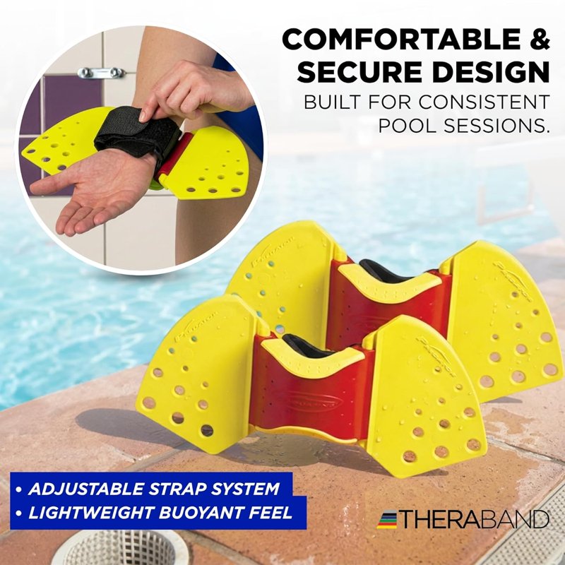 Aquatic Water Resistance Exercise Kit for Full Body Water Training - Aquafins & Cuffs