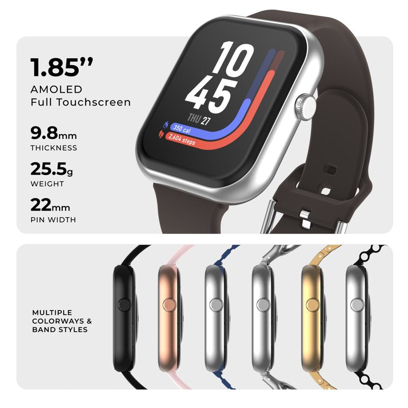 Smartwatch with 1.85” AMOLED Display Bluetooth Calling Fitness Tracking Waterproof