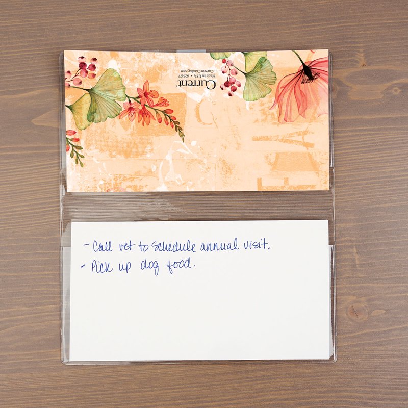 Pocket Calendar & Memo Pad - 2027 Floral Monthly Organizer, 3.5 x 6.5 Inches, Daily Notes for Kitchen & Office