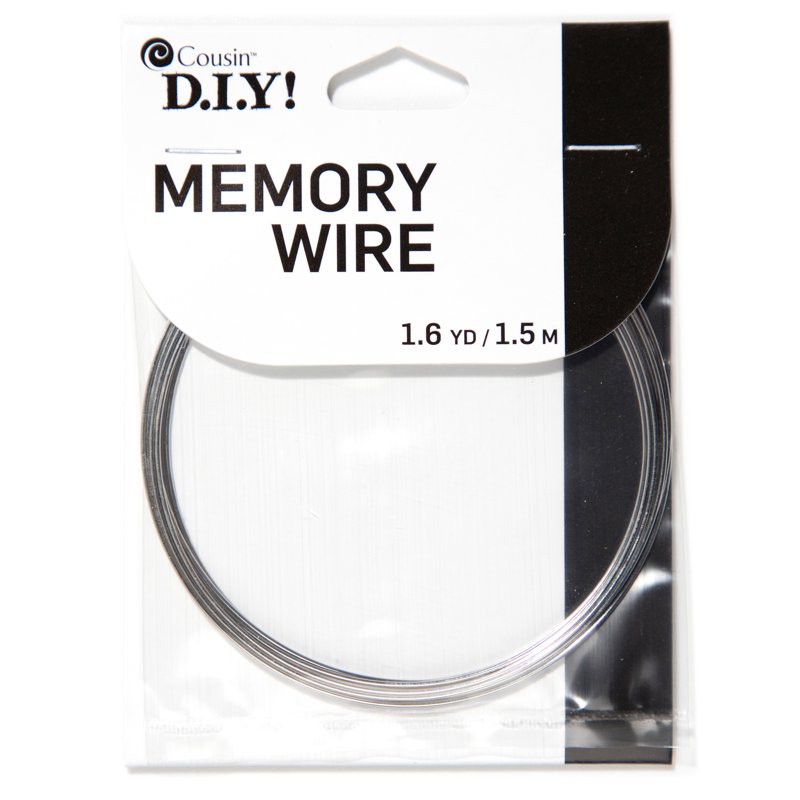 Jewelry Making Memory Wire Roll - Silver Finish, 5 Ft Large Crafting Wire