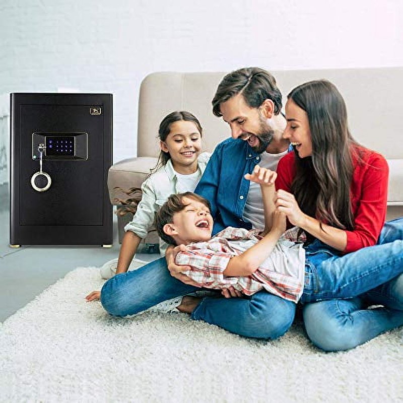 Heavy Duty Digital Safe with Keypad and Keys - 2.5 Cubic Feet Home Security Safe