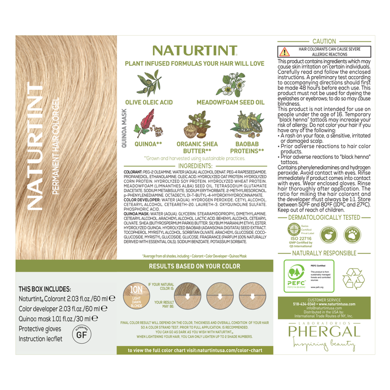 Permanent Hair Color Kit - Natural Shades for Vibrant, Long-Lasting Hair