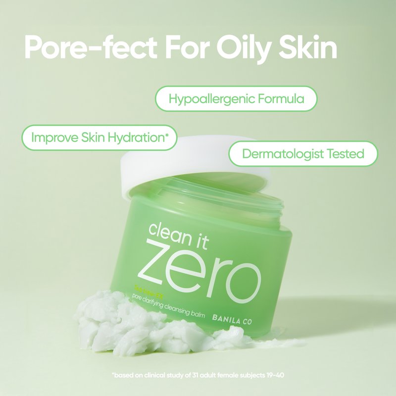 Cleansing Balm for Oily & Acne-Prone Skin Vegan Makeup Remover with Tea Tree
