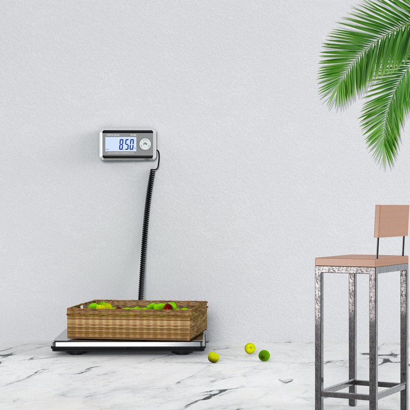 Digital Postal Scale 440lbs Capacity Compact Shipping Weighing Platform
