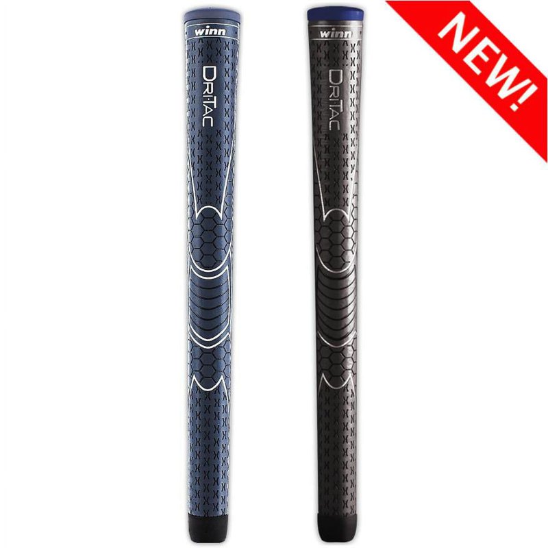 Golf Grip Midsize Dark Grey/Blue Non-Slip Textured Comfort Pack