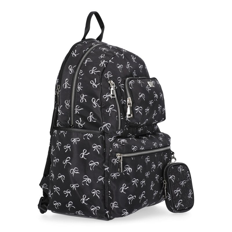 Women's Dome Backpack with Front Pockets & Removable Pouch - 18.5 Inch