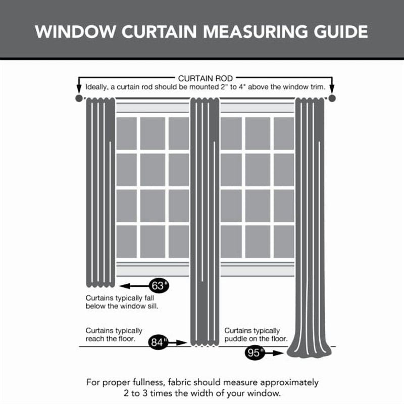 Blackout Grommet Window Curtain Panel - Light-Blocking Polyester Drapes