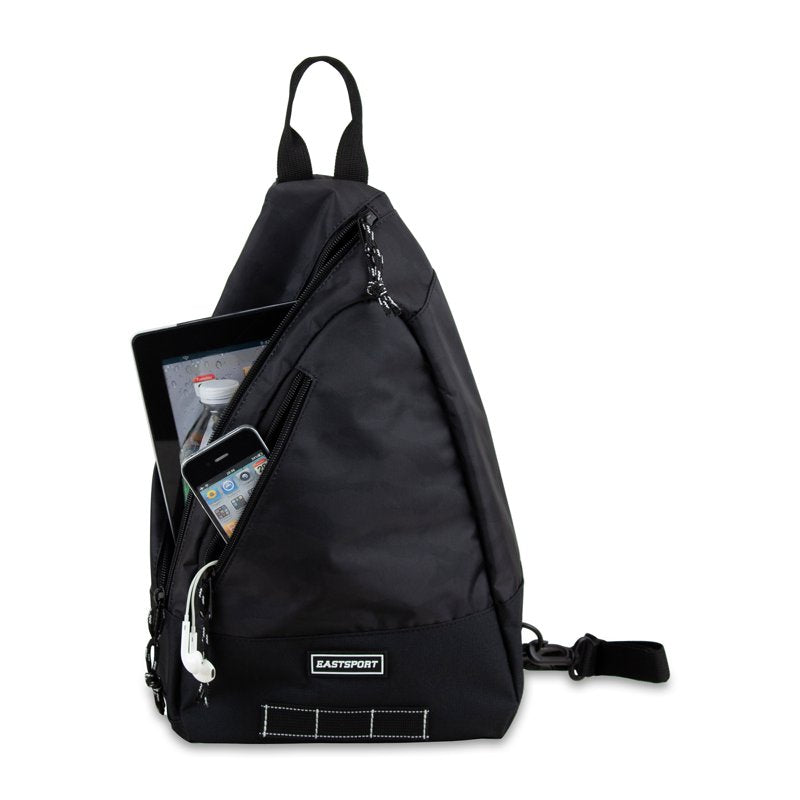 Ergonomic Sling Backpack with Multiple Compartments and Adjustable Strap