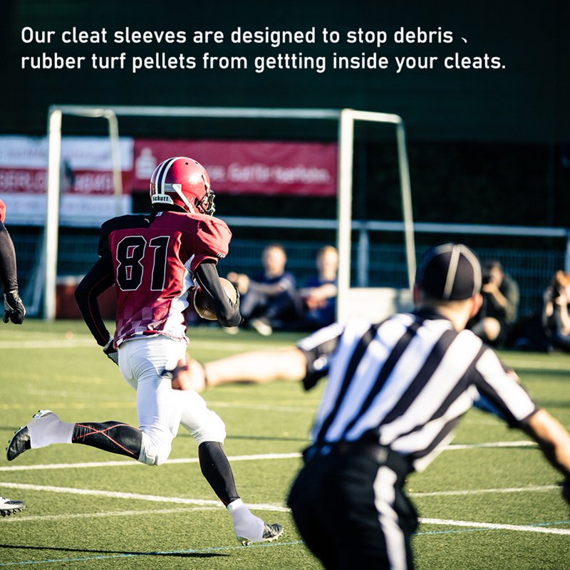 Football Cleat Covers Lightweight Elastic Wraps for Soccer, Rugby, Hockey