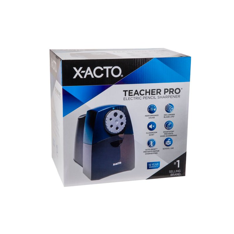 Electric Pencil Sharpener with SmartStop & Adjustable Dial for Classroom & Colored Pencils