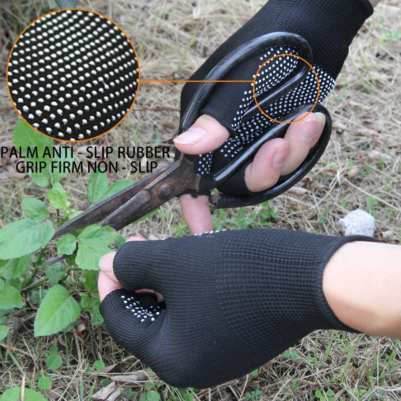 Breathable Half-Finger Exercise Gloves for Cycling Fitness & Outdoor Activities