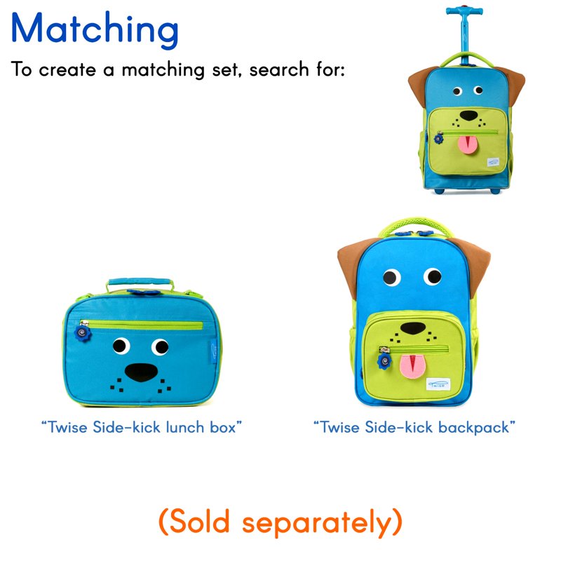 Kids Rolling Backpack for School & Travel - Toddler Suitcase with Wheels