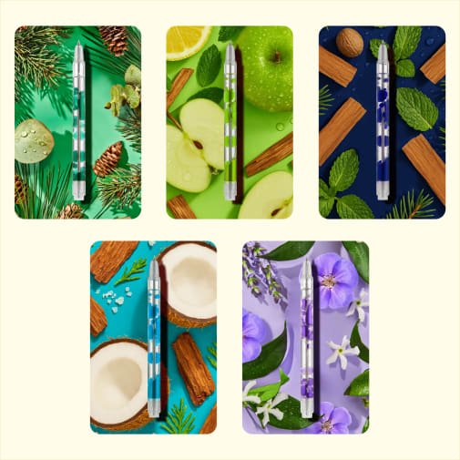 Scented Lava Gel Pen Set - 10 Colorful Aromatherapy Writing Pens