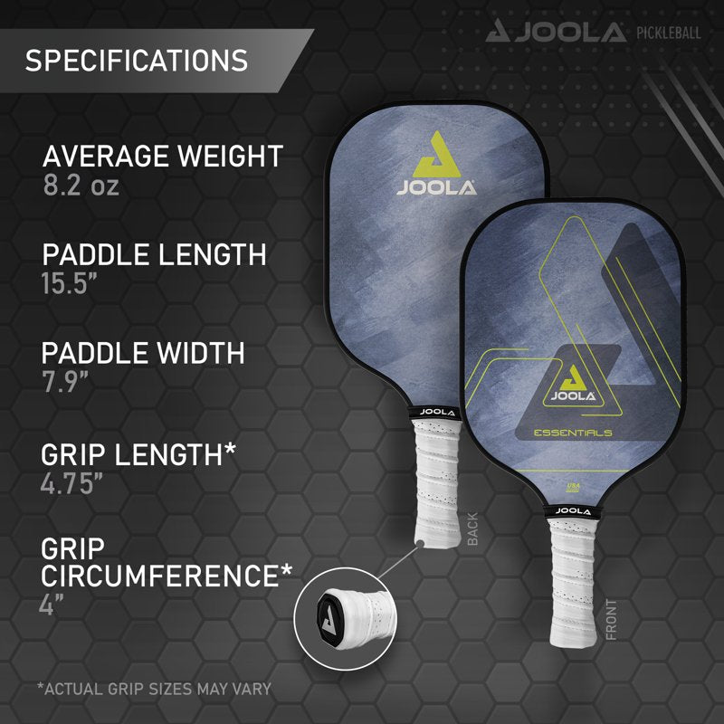Variation of THIS listing: JOOLA Essentials Pickleball Paddle – Blue, 8.2oz, 15.5" USAPA
